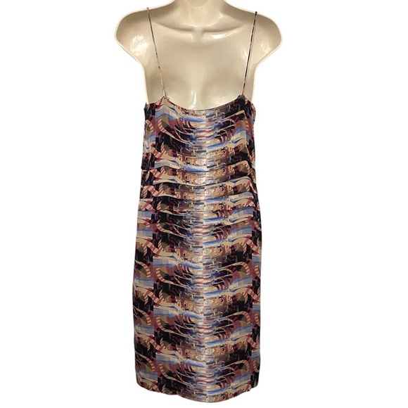 Rachel Comey Silk Slip Dress Abstract Print Size Small EUC - Picture 3 of 10